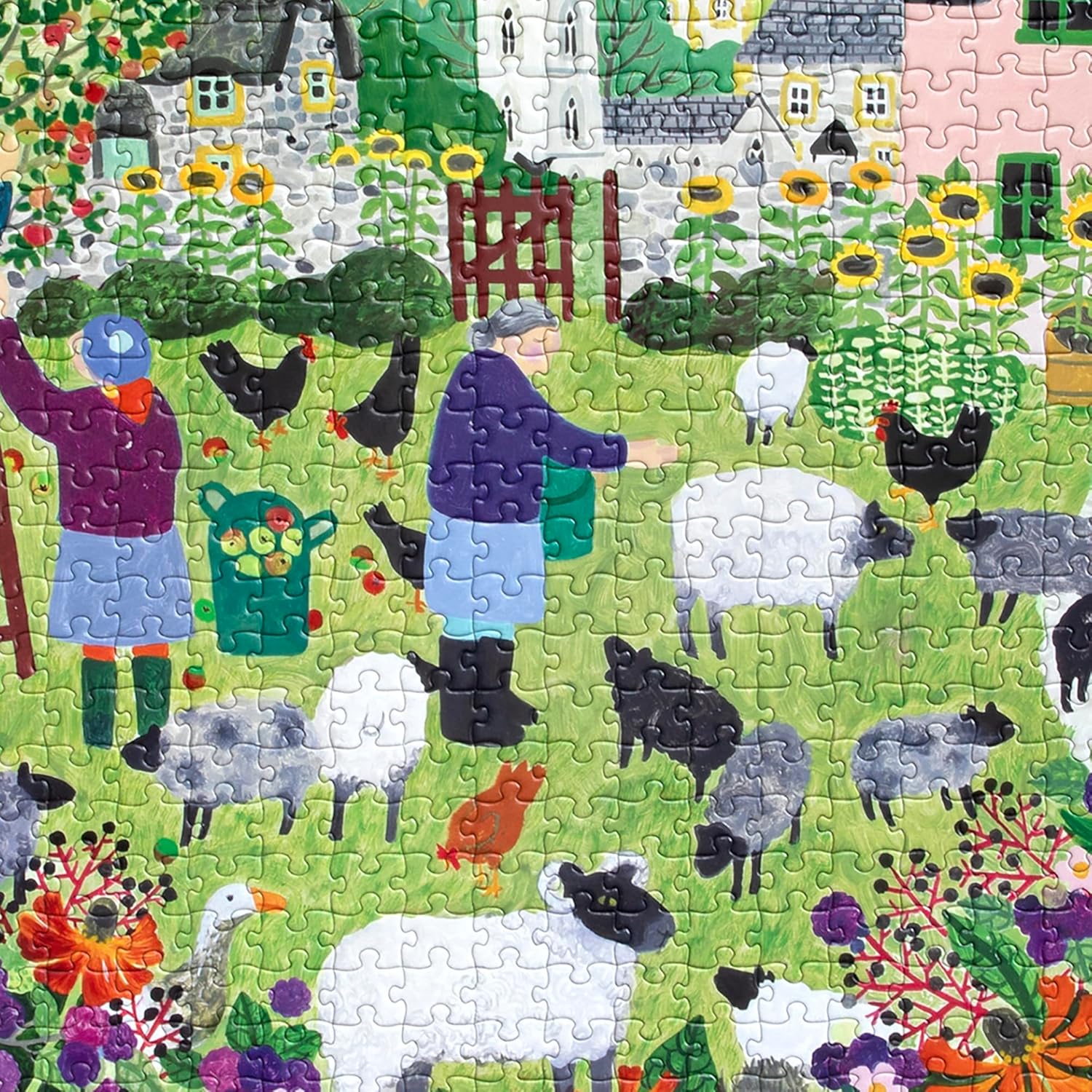 Falusi gyümölcsös Eeboo 1000 darabos kirakó puzzle (EB-PZT167) - puzzlegarden