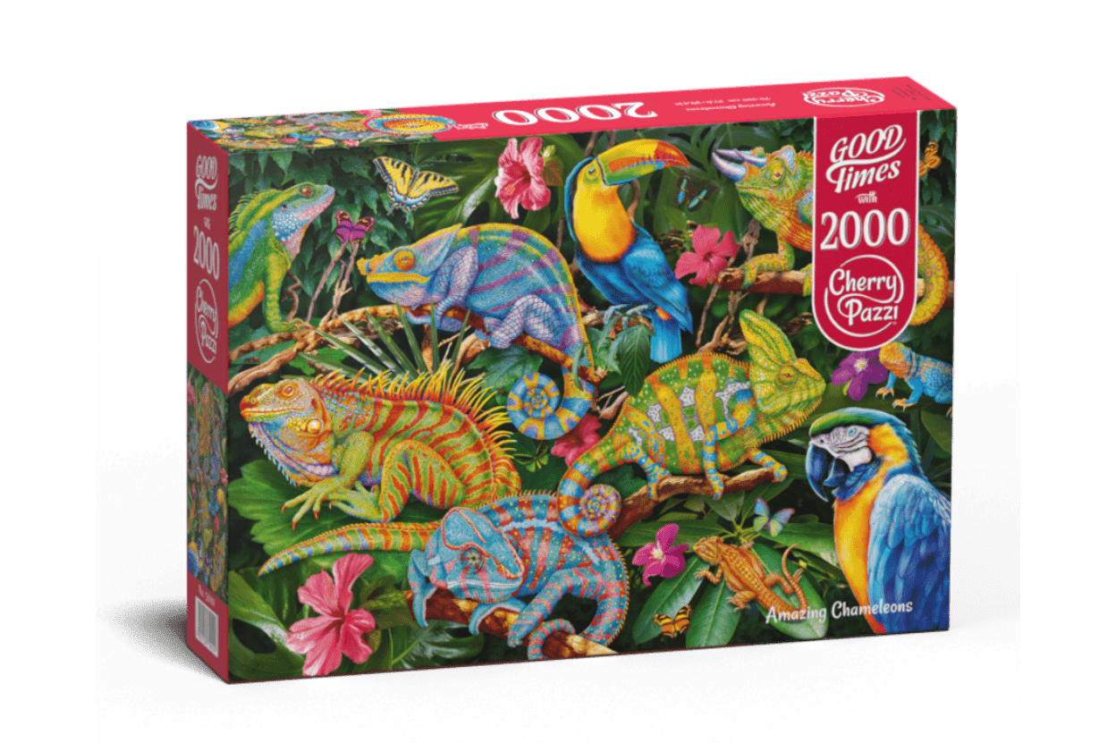 Fantasztikus Kaméleonok CherryPazzi 2000 darabos kirakó puzzle (CP-50101 5903728750101) - puzzlegarden