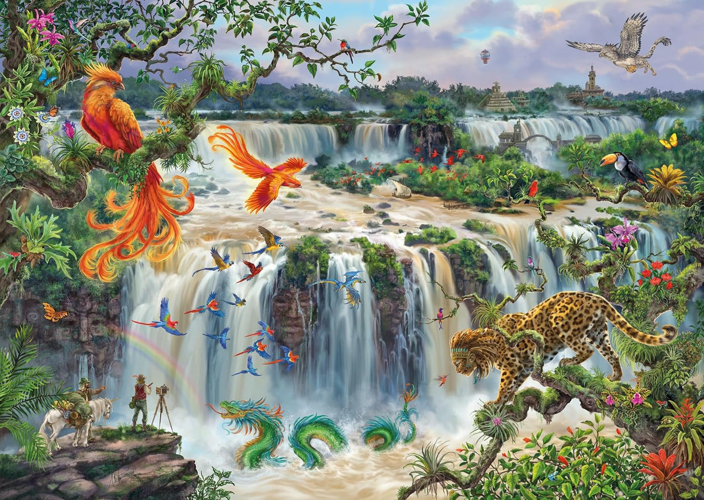 Fantasztikus Vízesés Iguazunál Ravensburger 1000 darabos kirakó puzzle (RA - 12001090 4005555010906) - puzzlegarden