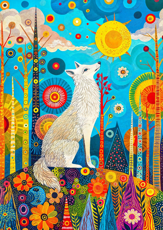 Fehér őrző Enjoy 1000 darabos kirakó puzzle (EN - 2249) - puzzlegarden