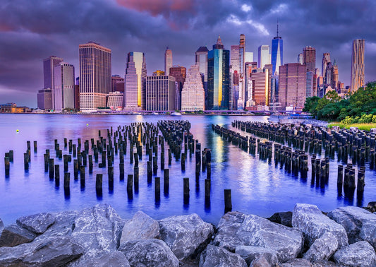 Felhős égbolt Manhattan felett, New York Enjoy 1000 darabos kirakó puzzle (EN - 1065 5949194010653) - puzzlegarden