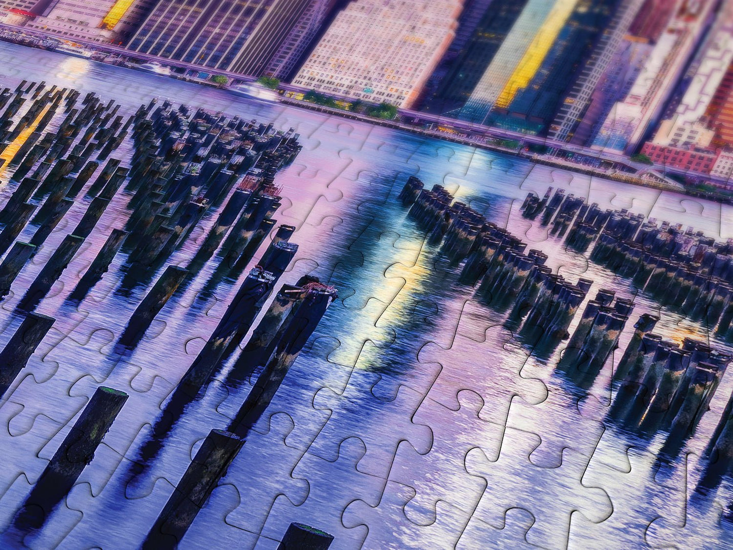 Felhős égbolt Manhattan felett, New York Enjoy 1000 darabos kirakó puzzle (EN - 1065 5949194010653) - puzzlegarden