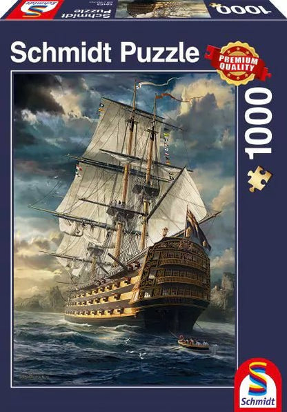 Felvont vitorlák Schmidt 1000 darabos kirakó puzzle (SCH-58153 4001504581534) - puzzlegarden