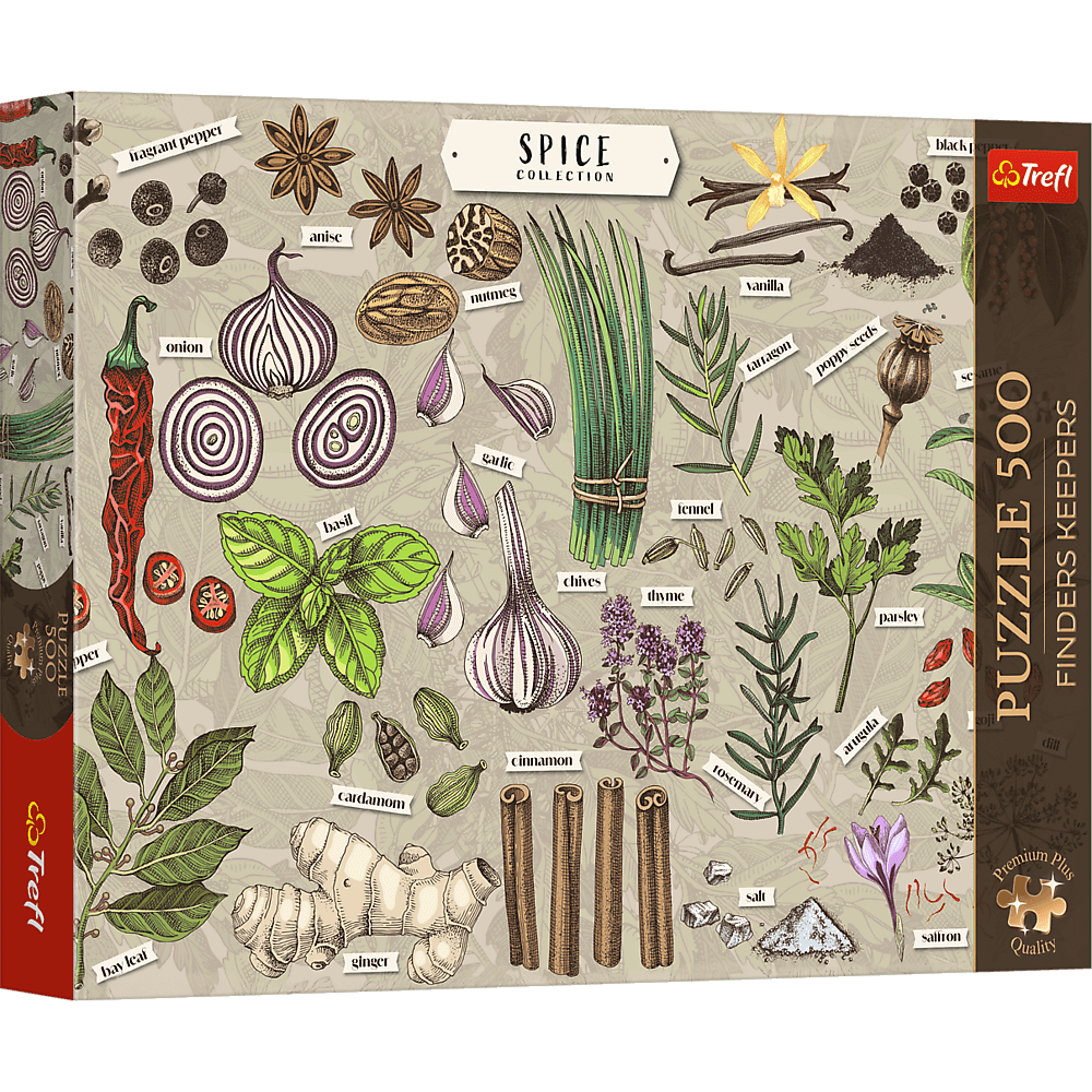 Finders Keepers – Fűszerek Trefl 500 darabos kirakó puzzle (TR-37610) - puzzlegarden
