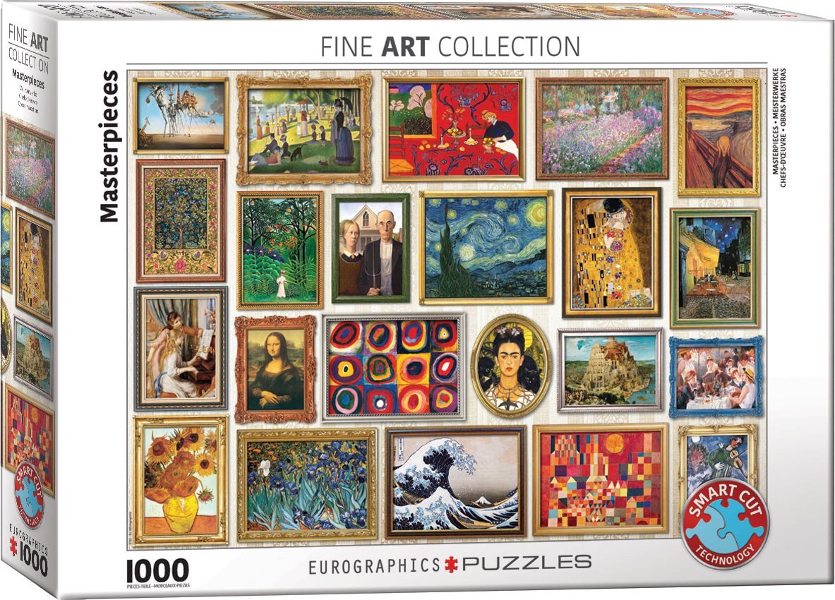 Fine Art Collection - Mesterművek Eurographics 1000 darabos kirakó puzzle (EUR-6000-5766 628136657662) - puzzlegarden