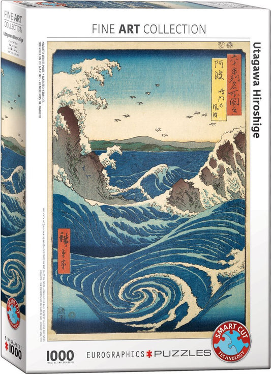 Fine Art Collection - Utagawa Hiroshige - Naruto Örvény Eurographics 1000 darabos kirakó puzzle (EUR - 6000 - 5767) - puzzlegarden
