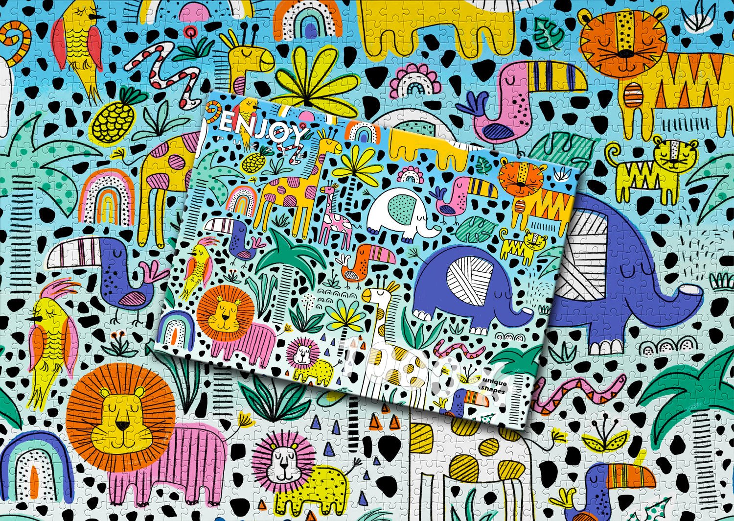 Firka Szafari Enjoy 1000 darabos kirakó puzzle (EN - 1922) - puzzlegarden