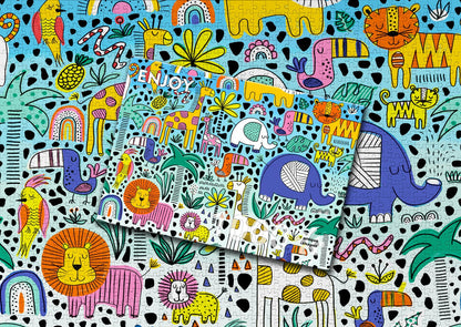 Firka Szafari Enjoy 1000 darabos kirakó puzzle (EN - 1922) - puzzlegarden