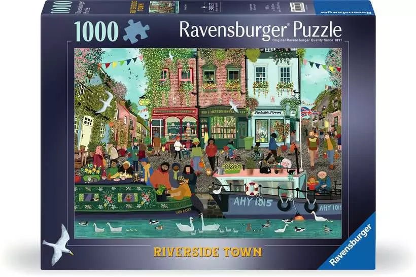Folyóparti Kisváros Ravensburger 1000 darabos kirakó puzzle (RA-12000814) - puzzlegarden
