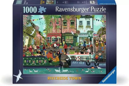 Folyóparti Kisváros Ravensburger 1000 darabos kirakó puzzle (RA-12000814) - puzzlegarden