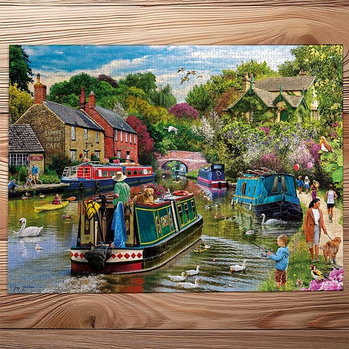 Folyóparti menedék Gibsons 1000 darabos kirakó puzzle (G - G6443) - puzzlegarden