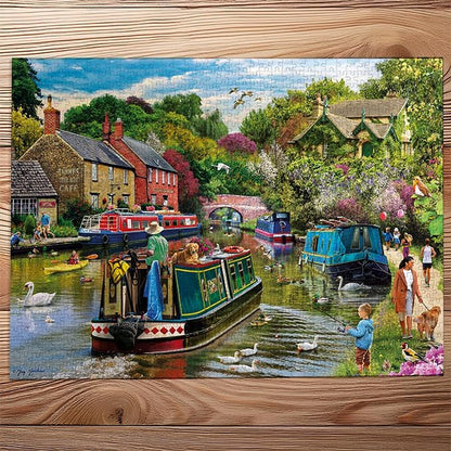 Folyóparti menedék Gibsons 1000 darabos kirakó puzzle (G - G6443) - puzzlegarden