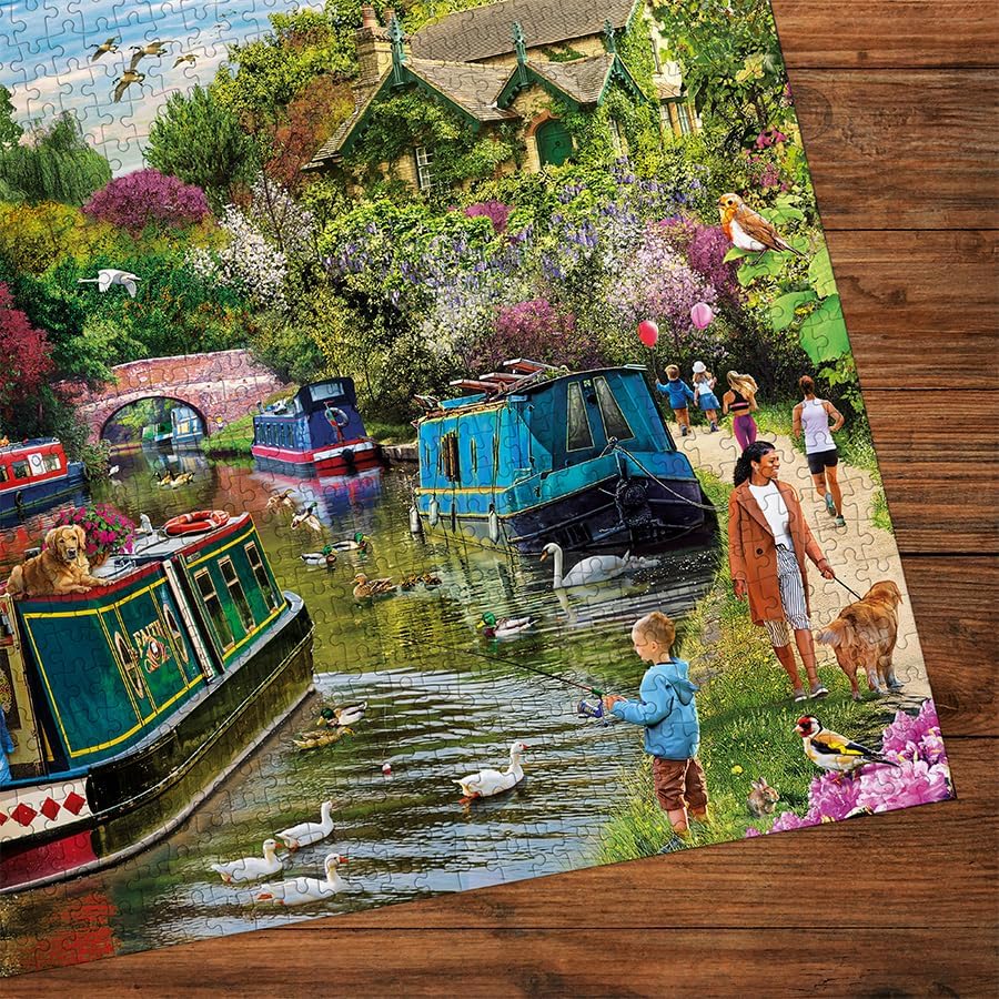 Folyóparti menedék Gibsons 1000 darabos kirakó puzzle (G - G6443) - puzzlegarden