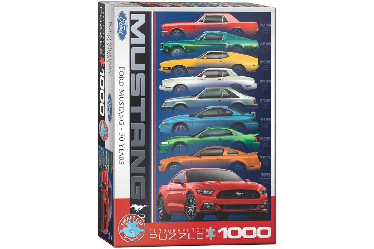 Ford Mustang - 50 év EuroGraphics 1000 darabos kirakó puzzle (EUR-6000-0699 628136606998) - puzzlegarden