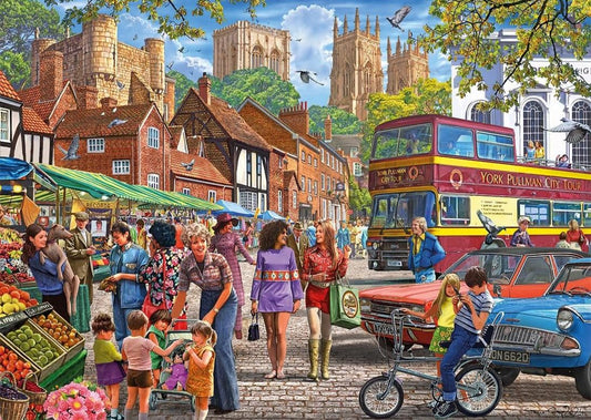 Forgatag York szívében Gibsons 1000 darabos kirakó puzzle (G - G6423) - puzzlegarden