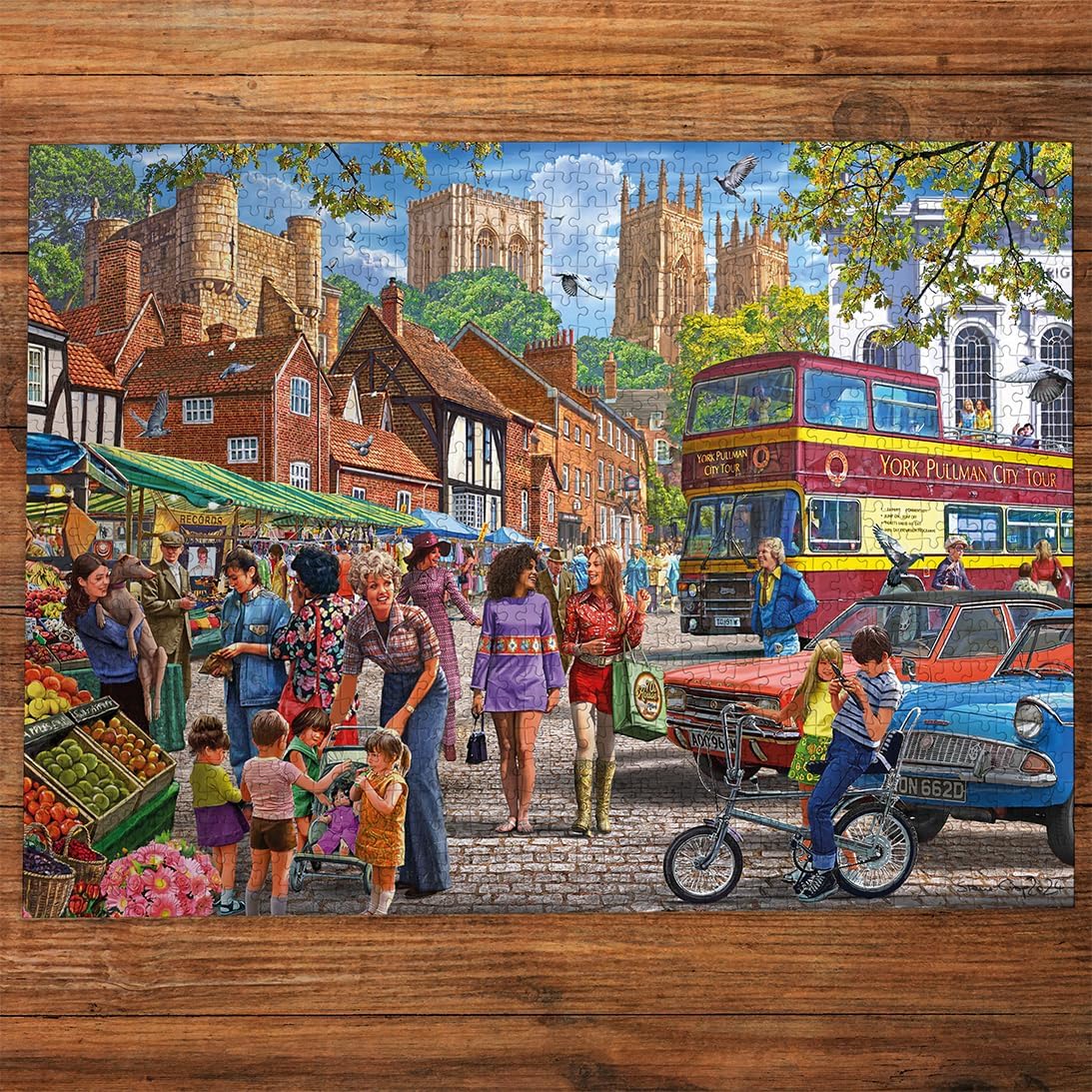 Forgatag York szívében Gibsons 1000 darabos kirakó puzzle (G - G6423) - puzzlegarden