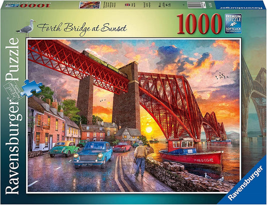 Forth - híd napnyugtakor Ravensburger 1000 darabos kirakó puzzle (RA - 16766 4005556167661) - puzzlegarden