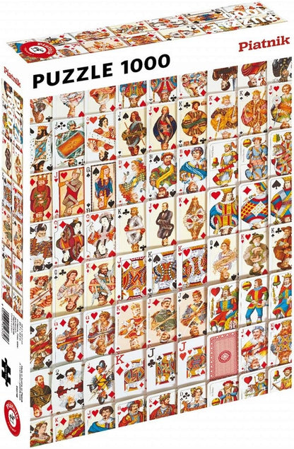 Francia Kártyák Piatnik 1000 darabos kirakó puzzle (PIA-543746 9001890543746) - puzzlegarden