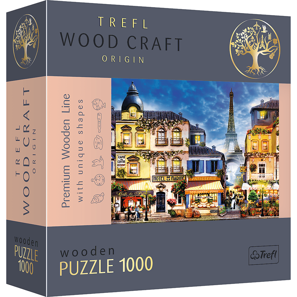 Francia Sikátor - Fa kirakó Trefl Wood Craft 1000 darabos kirakó puzzle (TR - 20142 5900511201420) - puzzlegarden