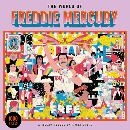 Freddie Mercury világa Laurence King 1000 darabos kirakó puzzle (LK - 9781913947583) - puzzlegarden