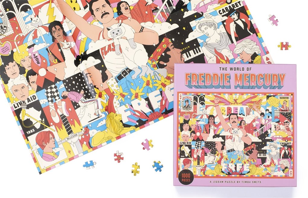 Freddie Mercury világa Laurence King 1000 darabos kirakó puzzle (LK - 9781913947583) - puzzlegarden
