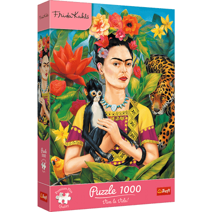 Frida Kahlo - Dzsungel Portré Trefl 1000 darabos kirakó puzzle (TR - 12094) - puzzlegarden