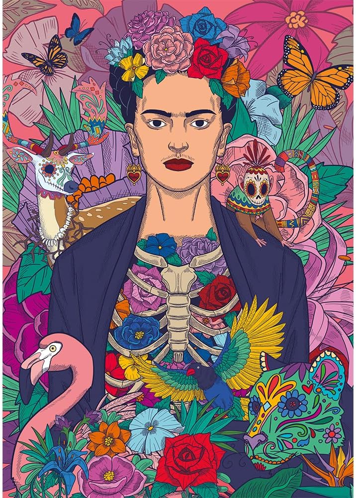 Frida Kahlo - Kivirágzó lélek Trefl 1000 darabos kirakó puzzle (TR-12096) - puzzlegarden