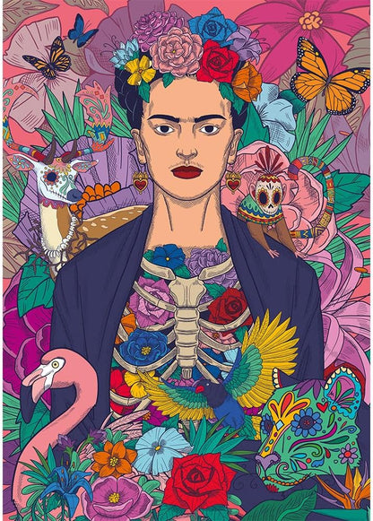 Frida Kahlo - Kivirágzó lélek Trefl 1000 darabos kirakó puzzle (TR-12096) - puzzlegarden