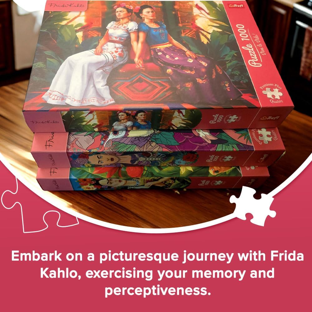 Frida Kahlo - Kivirágzó lélek Trefl 1000 darabos kirakó puzzle (TR-12096) - puzzlegarden