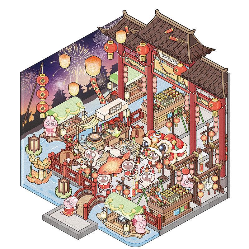 Fuman piac - matricajelenet Simno 1 darabos kirakó puzzle (SN-6941776321118) - puzzlegarden