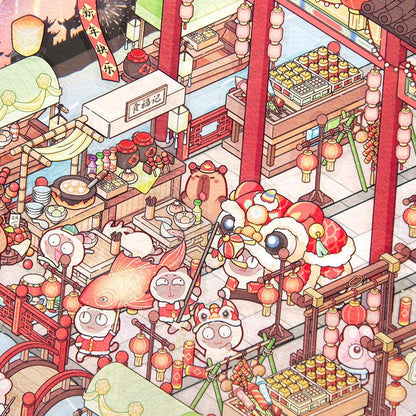 Fuman piac - matricajelenet Simno 1 darabos kirakó puzzle (SN-6941776321118) - puzzlegarden