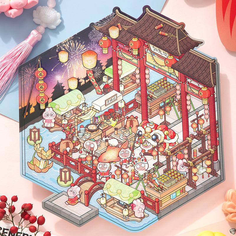 Fuman piac - matricajelenet Simno 1 darabos kirakó puzzle (SN-6941776321118) - puzzlegarden