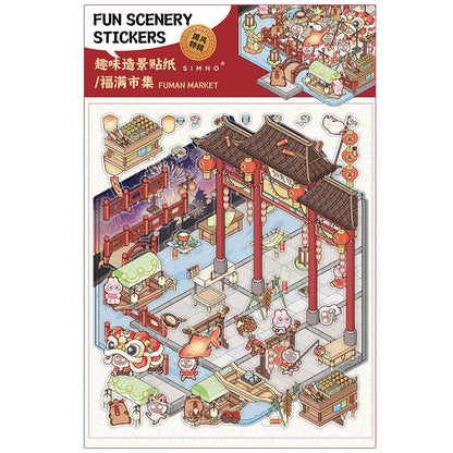 Fuman piac - matricajelenet Simno 1 darabos kirakó puzzle (SN-6941776321118) - puzzlegarden