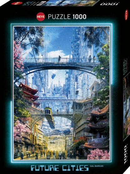 Future Cities - Piacnegyed HEYE 1000 darabos kirakó puzzle (HE - 30038 4001689300388) - puzzlegarden