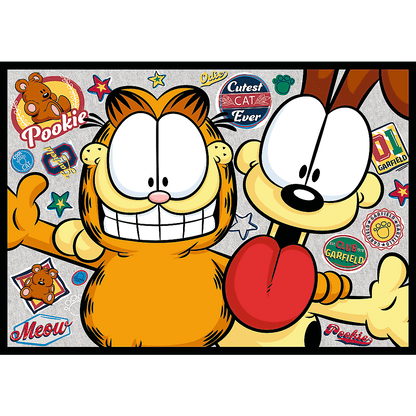 Garfield utálja a hétfőt - 4x250 Trefl 250 darabos kirakó puzzle (TR - 13344) - puzzlegarden