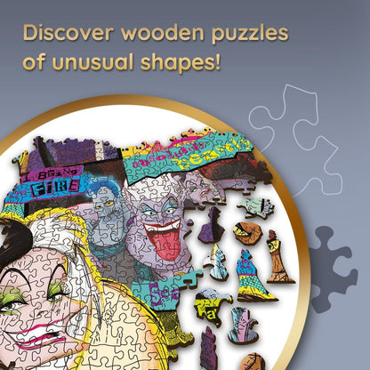 Gonoszok Találkozója - Fa kirakó Trefl Wood Craft 1000 darabos kirakó puzzle (TR - 20167 5900511201673) - puzzlegarden