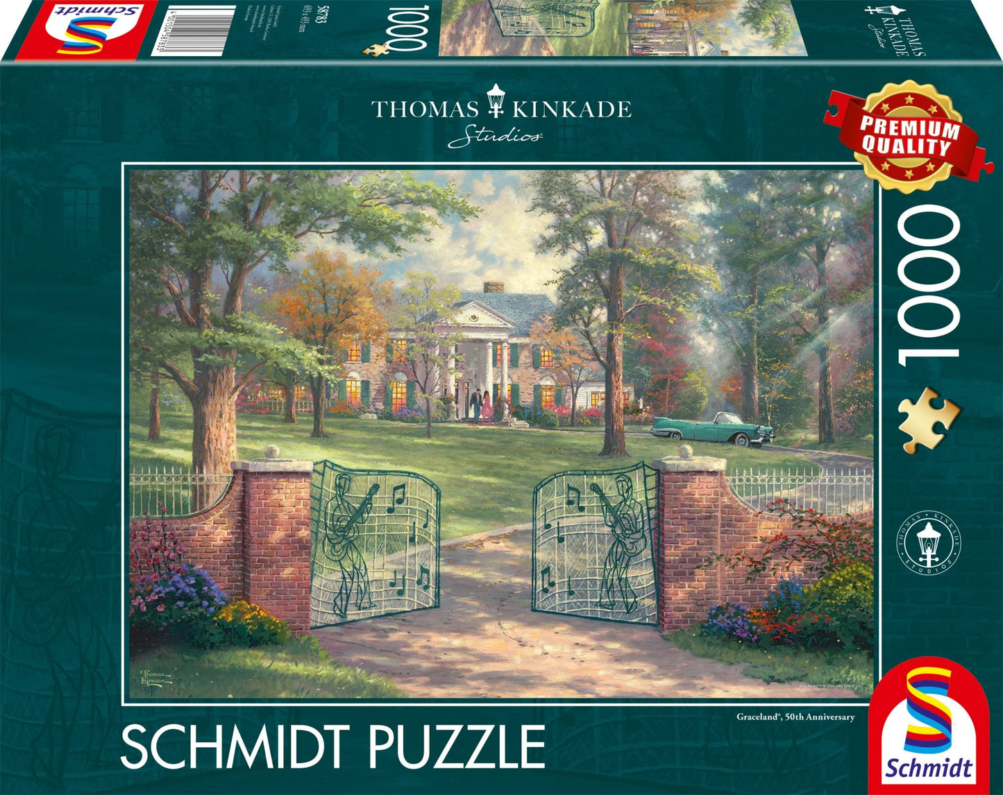 Graceland 50. Évforduló Schmidt 1000 darabos kirakó puzzle (SCH-58738 4001504587833) - puzzlegarden