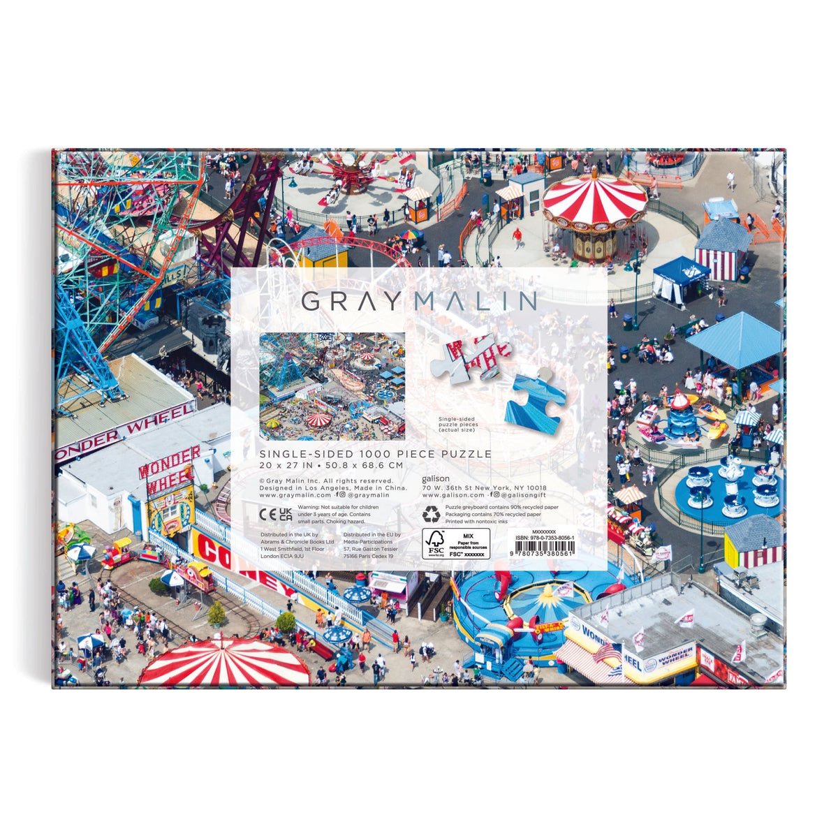 Gray Malin - Coney Island Galison 1000 darabos kirakó puzzle (GA-9780735380561 9780735380561) - puzzlegarden