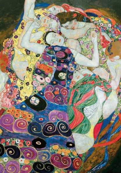 Gustav Klimt - A csók + A szűz 2x1000 Educa 2x1000 darabos kirakó puzzle (ED-18488 8412668184886) - puzzlegarden