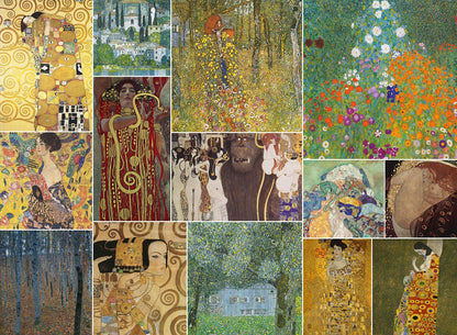 Gustav Klimt Kollázs Bluebird 6000 darabos kirakó puzzle (BB-60156 3663384601569) - puzzlegarden