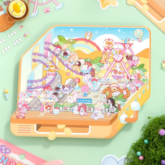 Gyerekország - matricajelenet Simno 1 darabos kirakó puzzle (SN-6941776325598) - puzzlegarden