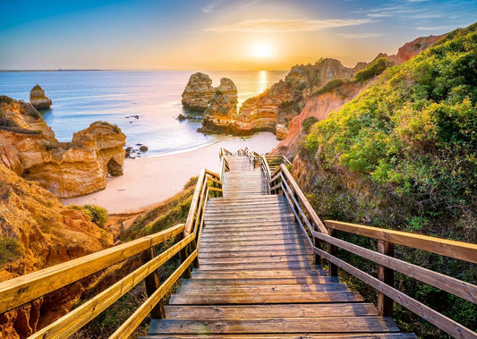 Gyönyörű Gyalogutak - Sétaút a Camilo - öböli parthoz, Portugália Ravensburger 1000 darabos kirakó puzzle (RA-12001761) - puzzlegarden