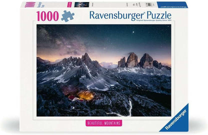 Gyönyörű Hegyek - Drei Zinnen, Dolomitok Ravensburger 1000 darabos kirakó puzzle (RA-12000256) - puzzlegarden