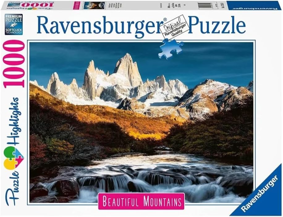 Gyönyörű Hegyek - Monte Fitzroy, Patagónia Ravensburger 1000 darabos kirakó puzzle (RA - 17315) - puzzlegarden