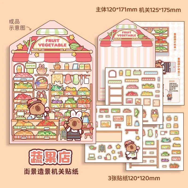 Gyümölcsbolt - matricajelenet Simno 1 darabos kirakó puzzle (SN-6941776321187) - puzzlegarden