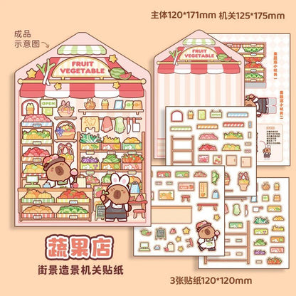 Gyümölcsbolt - matricajelenet Simno 1 darabos kirakó puzzle (SN-6941776321187) - puzzlegarden