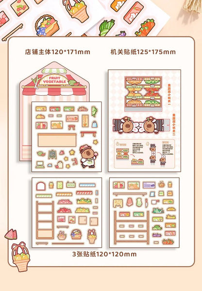 Gyümölcsbolt - matricajelenet Simno 1 darabos kirakó puzzle (SN-6941776321187) - puzzlegarden