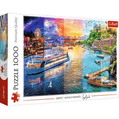 Hajókirándulás Európában Trefl 1000 darabos kirakó puzzle (TR - 10860 5900511108606) - puzzlegarden