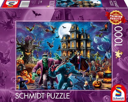 Halloween éjszakája Schmidt Spiele 1000 darabos kirakó puzzle (SCH - 58871) - puzzlegarden