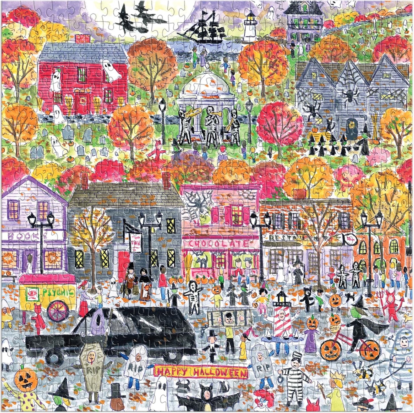 Halloween felvonulás Galison 500 darabos kirakó puzzle (GA - 9780735382220 9780735382220) - puzzlegarden